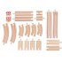 Set accesorii  20 piese woody sine din lemn pentru trenulete 02190872