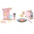 Set de jucarie Expresor Cafea si Toaster Pastel expresso din lemn Kidkraft