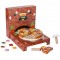 Cuptor Pizza de jucarie din lemn Pizza cu ingrediente 