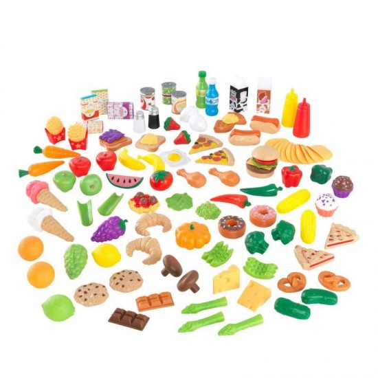 Set de joaca 115 piese Alimente Diverse si Gustoase – Deluxe Tasty Treats Kidkraft