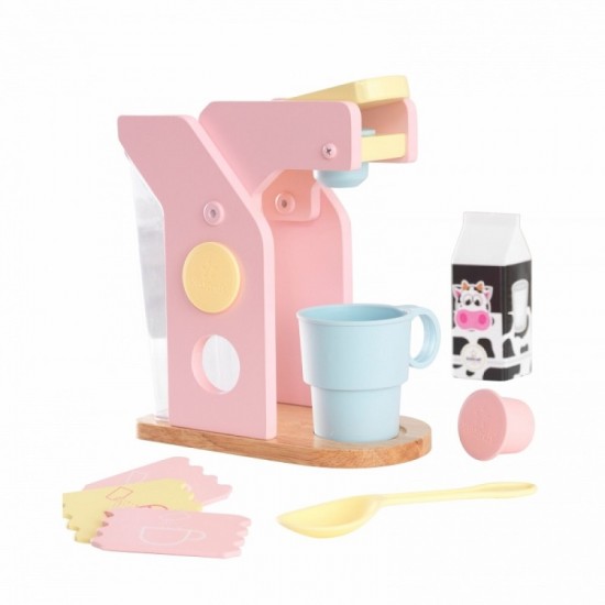 Set de jucarie expresso din lemn - Expresor Cafea Pastel Kidkraft 