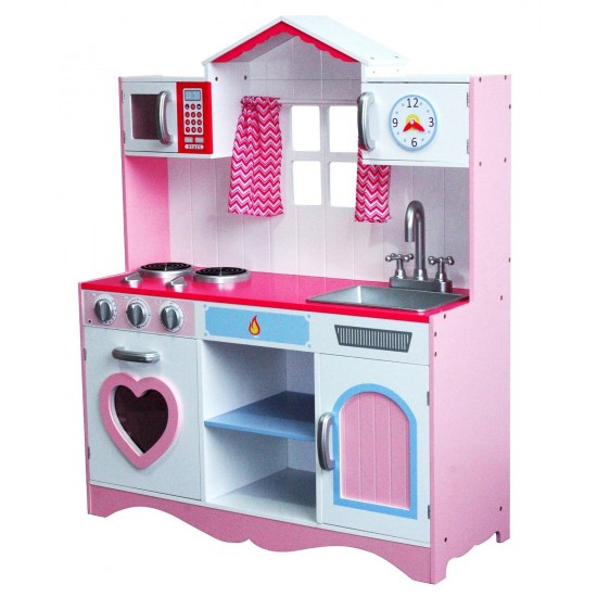Bucatarie multifunctionala de joaca copii  roz - Play Kitchen