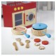 Bucatarie din lemn Red Kitchen Lets Cook OnlyToys