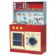 Bucatarie din lemn Red Kitchen Lets Cook OnlyToys