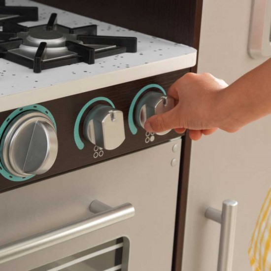 Bucataria Play Kitchen Culinary Espresso de joaca pentru copii - Kidkraft 53381