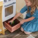 Bucataria de joaca pentru copii KidKraft Fresh Harvest Kitchen cu sunete si luminii 22 accesorii 
