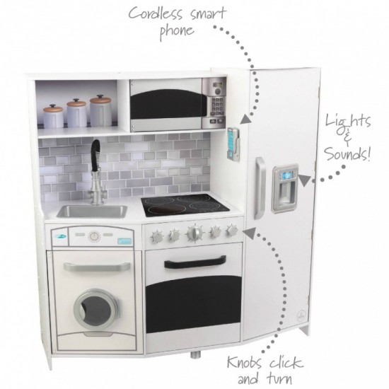 Bucatarie de joaca Large Play Kitchen Kidkraft cu sunete si lumini