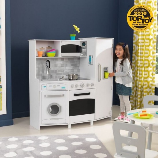 Bucatarie de joaca Large Play Kitchen Kidkraft cu sunete si lumini