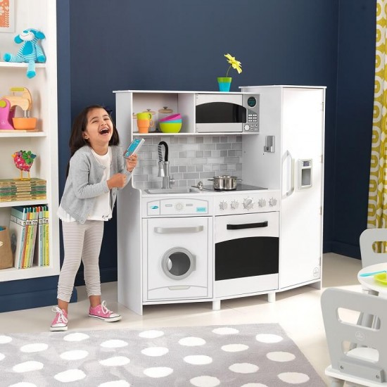 Bucatarie de joaca Large Play Kitchen Kidkraft cu sunete si lumini