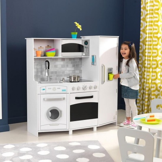 Bucatarie de joaca Large Play Kitchen Kidkraft cu sunete si lumini