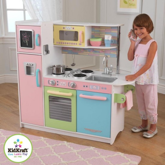 Bucatarie de joaca Uptown Pastel Kidkraft KidKraft