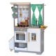 Bucatarie de joaca copii Terrace Garden Play Kitchen KidKraft cu accesorii sunte si lumini