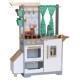Bucatarie de joaca copii Terrace Garden Play Kitchen KidKraft cu accesorii sunte si lumini