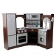 Bucataria KidKraft Ultimate Corner Play Kitchen cu sunete si lumini