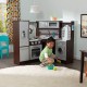 Bucataria de jucarie pentru copii KidKraft Ultimate Corner Play Kitchen cu sunete si lumini