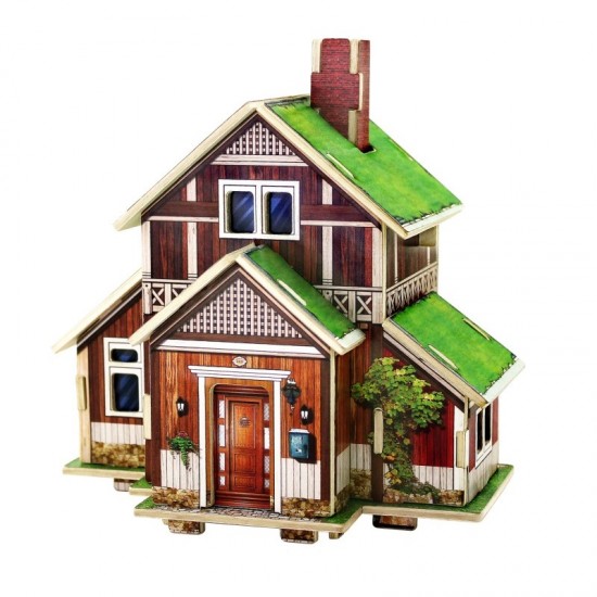 Casa Norvegiana din lemn