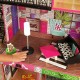 Casuta de papusi mobilata din lemn pentru fetite Brooklyn Loft Kidkraft