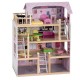 Casa de papusi din lemn MDF - Wooden Dollhouse cu patru etaje si mobilier inclus
