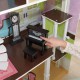Casuta pentru papusi uriasa Grand Country Estate 2 KidKraft cu sunete si lumini cu 150 cm latime si 135 cm inaltime