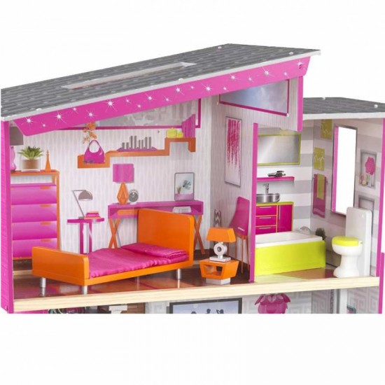 Casuta pentru papusi Luxury DollHouse, KidKraft cu sunete si lumini