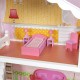 Casa de papusi din lemn Madeira DollHouse cu doua scari interioare