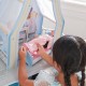 Casuta pentru papusi Castelul Disney Princess Magical Dream Castle Dollhouse Frozen KidKraft cu sunete si lumini