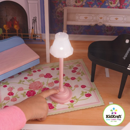 Casuta de papusi Magnolia KidKraft cu sunete si lumini
