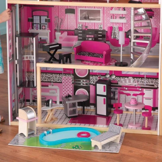 Casuta de papusi Sparkle Mansion – Kidkraft
