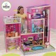 Casuta de papusi din lemn Uptown DollHouse KidKraft cu piscina cu apa