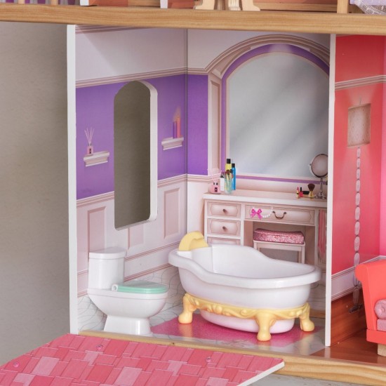 Casuta pentu papusi din lemn Viviana DollHouse KidKraft