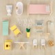 Casuta de papusi din lemn ZOEY - Juliette - Dollhouse Kidkraft EZ Kraft Assembly cu sunete si lumini