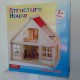 Casuta din lemn natur cu 4 seturi de mobilier Structure House