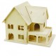 Sweet House - casuta din lemn de pictat puzzle 3D