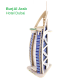 Burj Al Arab-Hotel Dubai -Puzzle 3D din lemn (Robotime)
