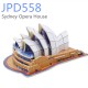 Sydney Opera House -puzzle 3D din lemn