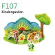 Kindergarten Forest Cabin - Puzzle 3D din lemn