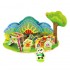 Kindergarten Forest Cabin - Puzzle 3D din lemn