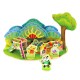 Kindergarten Forest Cabin - Puzzle 3D din lemn