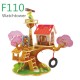 Turn de observatie -Watchtower Forest Cabin - Puzzle  3D din lemn