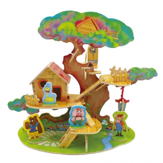 Tree-House-Forest-Cabin - Casuta din copac