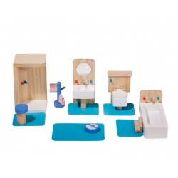 Set mobilier Baie pentru case de papusi