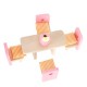 Set mobilier Bucatarie- Dining Romm de jucarie din lemn 8 piese