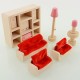 Set mobilier Sufragerie pentru casute de papusi Living Room 14 piese