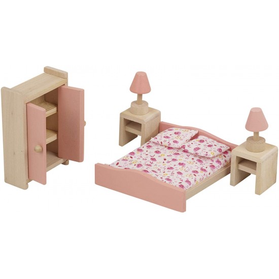Set mobilier complet pentru casute de papusi - 6 in 1