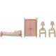 Set mobilier complet pentru casute de papusi - 6 in 1