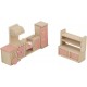 Set mobilier complet pentru casute de papusi - 6 in 1