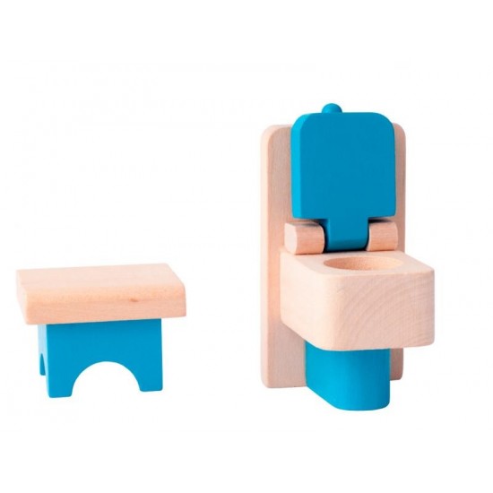 Set mobilier Baie pentru case de papusi WoodyLand