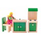 Set mobilier Bucatarie- Sala de Mese de jucarie din lemn WoddyLand