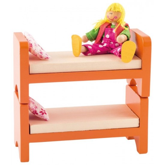 Set mobilier Camera Copilului pentru casute de papusi WoodyLand