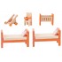 Set mobilier Camera Copilului pentru casute de papusi WoodyLand